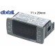 Controler electronic / termostat digital 230Vac 2 relee 1 sonda NTC DIXELL XR30CX-5R0C1 #381469